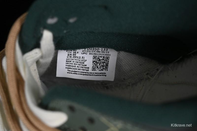 Nike Dunk Low Panda Prank Jungle Crossing - Green Wild Floating Abyss Beige Brown Green SB Lace-Up Low-Top Casual Skate Shoes - FD0350-133