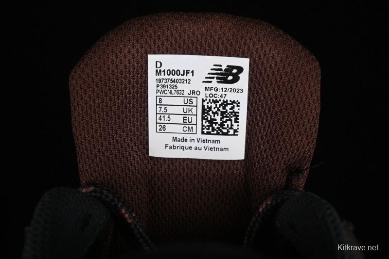 Joe Freshgoods x New Balance 1000 Series Retro Dad Style Low-Top Casual Running Shoes - M1000JF1