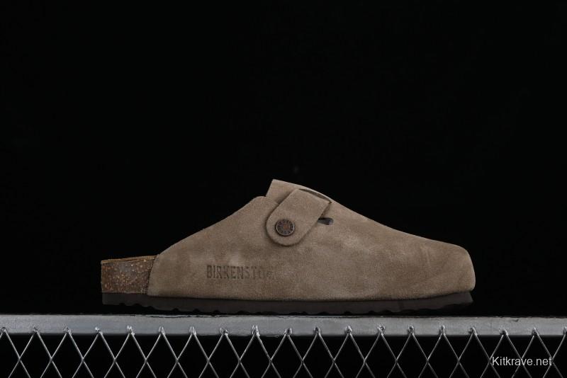 Birkenstock Arizona Soft Footbed Sandals with Suede Leather and Lambswool Lining - G.D4