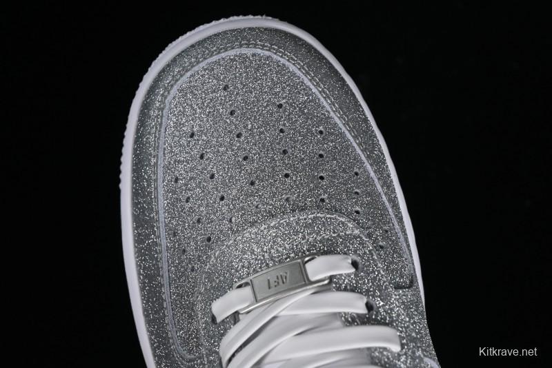 Nike Air Force 1 '07 Low White Starry Sneakers Casual Shoes - CW2288-015