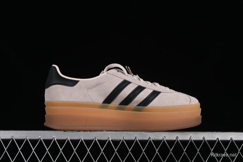 Adidas Originals Gazelle Bold IE0429 Low-Top Sneakers with Thick Sole for Casual Wear Anti-Slip and Durable - IE0429
