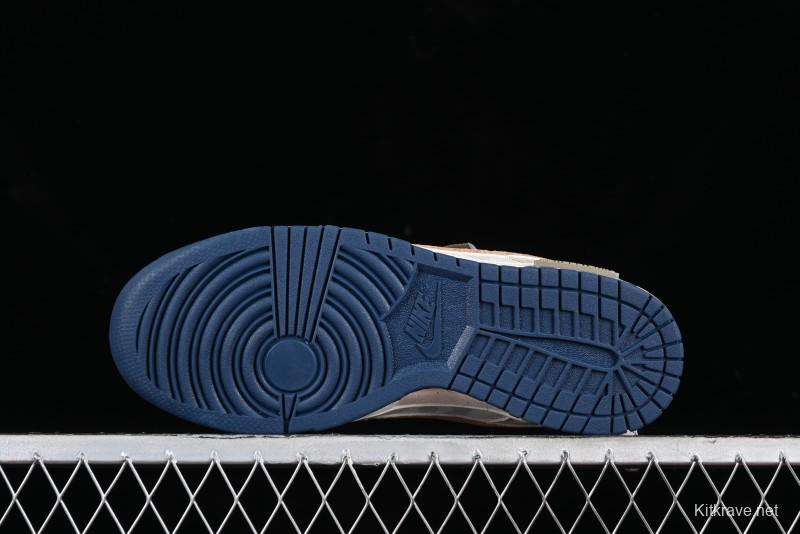 Nike SB Dunk Low Panda Prank Pioneer Knight Survival Beige Brown SB Strap Low Top Casual Skate Shoes - DD1391-400