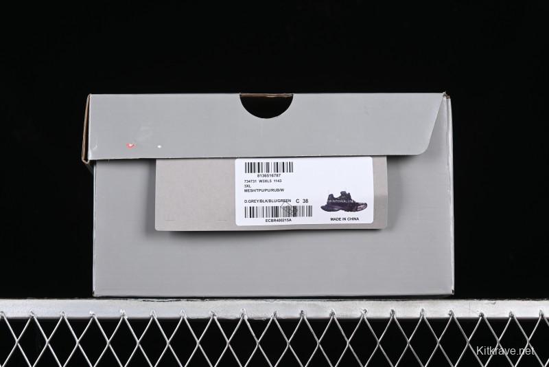 Balenciaga Phantom Sneaker Ten-Generation Trend Running Shoes with Transparent Heel Strap - W3XL51143