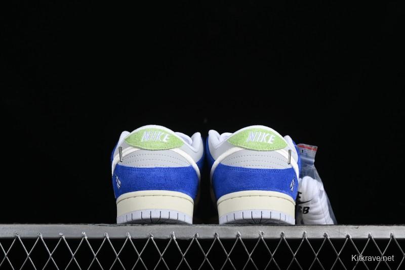 Nike April Skateboards SB Dunk Low Collaboration - Ice Rose SB Shattered Backboard Casual Skate Shoes FD2562-400