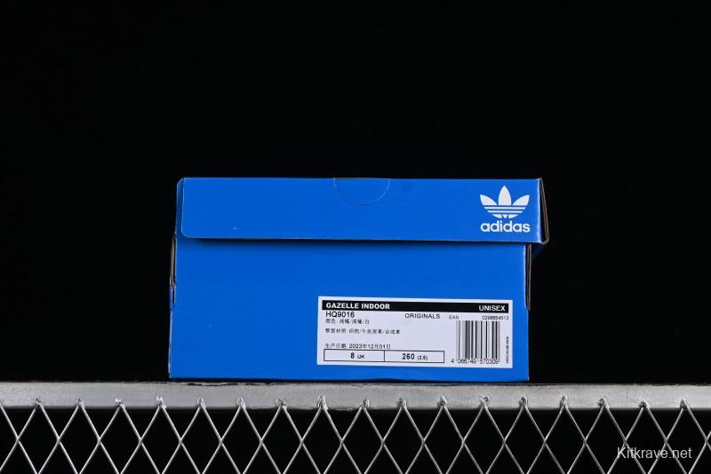 Adidas Originals Gazelle Indoor HQ9016 Retro Casual Slip-Resistant Low-Top Sneakers