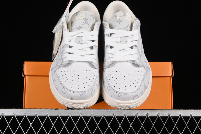 Nike Air Jordan 1 Low OG SP Travis Scott x Fragment Design Collaboration Sneakers - LX1988-700