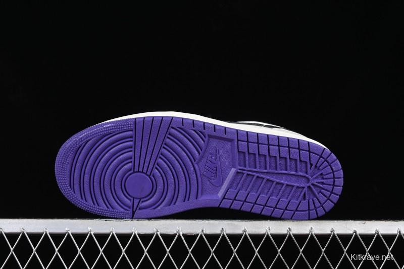 Nike Air Jordan 1 Low "Purple" Casual Sneakers - HF5759-101