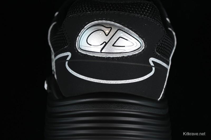 Dior B30 Sneakers with Reflective CD30 Logo and Lightweight Rubber Sole - CD30