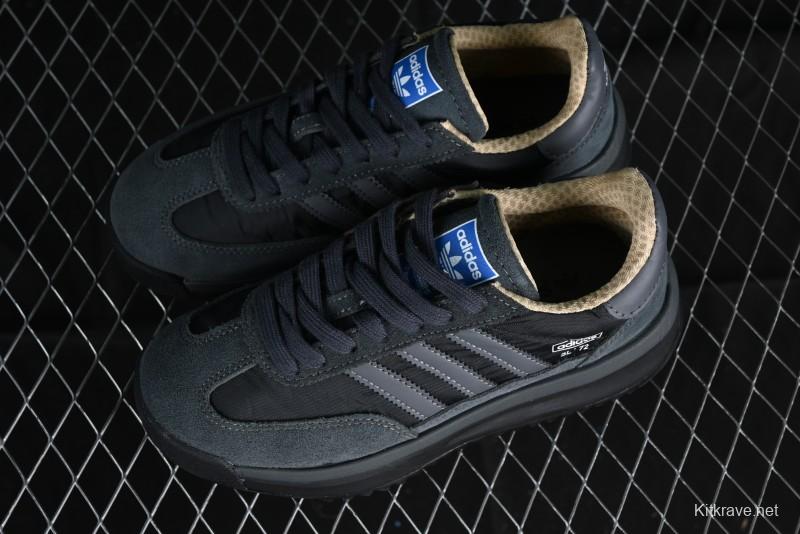 Adidas Originals SL 72 Retro Running Shoes with Nylon Upper and Rubber Outsole - IH5569