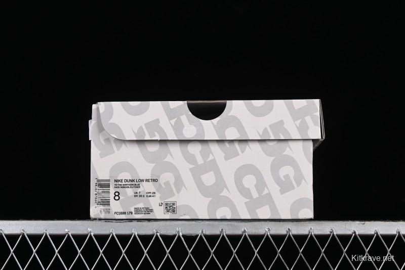 Nike Dunk Low The North Face CDG Collaboration - Green SB Low Top Skateboarding Shoes - FC1688-179