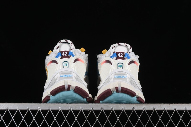 Balenciaga Runner Kith Four Color Retro Casual Sneakers - W3RNY0326