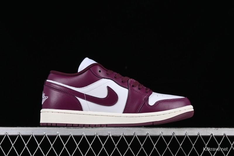 Nike Air Jordan 1 Low AJ1 White Rose Pink Low Top Casual Sneakers DC0774-161