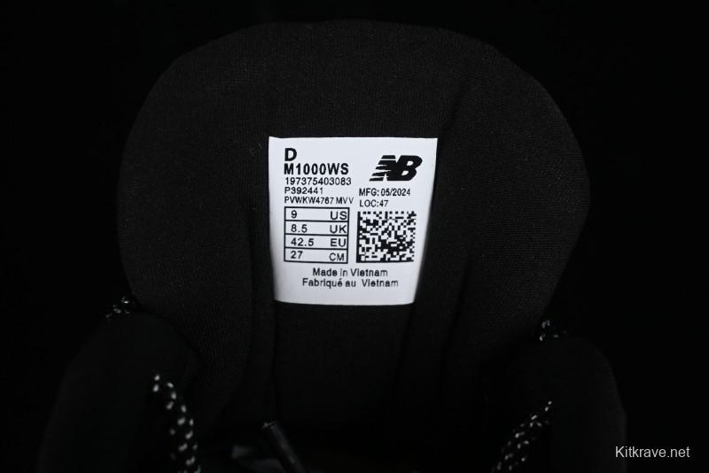 New Balance 1000 Series Retro Dad Style Low-Top Casual Running Shoes - M1000WS