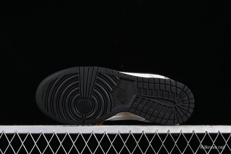 Nike SB Dunk Low OFF-WHITE Collaboration - Anniversary Edition Customized Low-Top Casual Skate Shoes - DJ2024-003