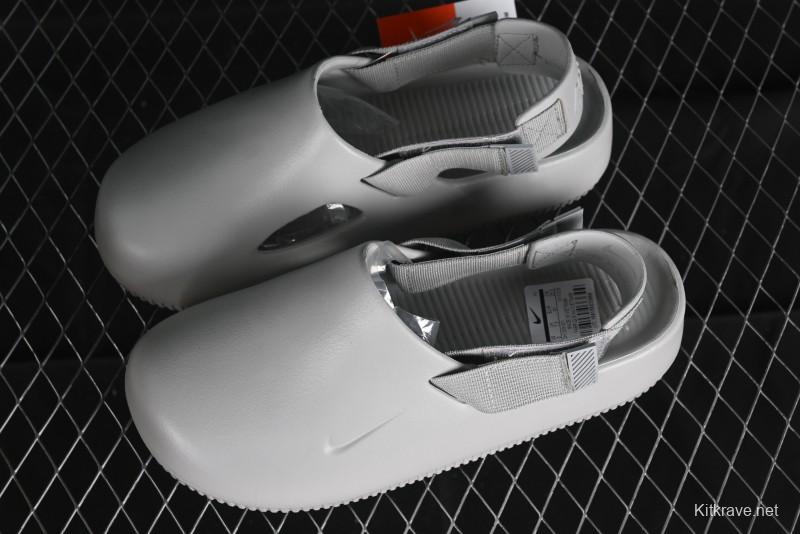 Nike Calm Slide Mule Comfortable Foam Sandals with Textured Footbed - FB2185-100