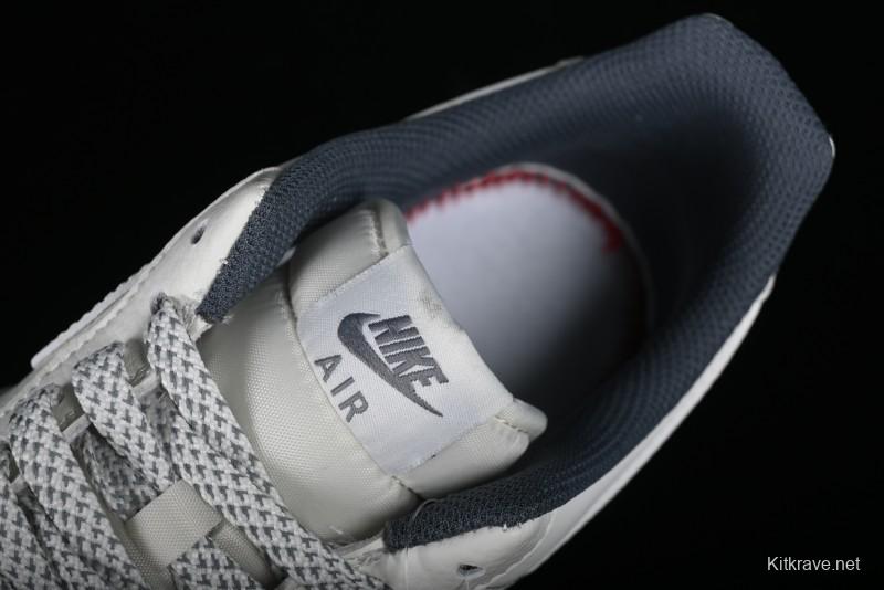 Nike Air Force 1 '07 Low LV Collaboration - Beige Grey Double Swoosh Low-Top Casual Sneakers - XZ6188-006