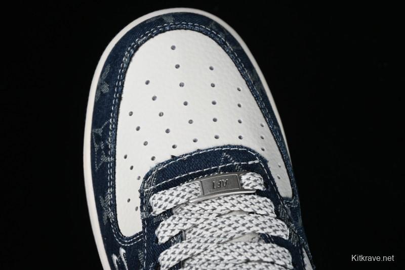 Nike Air Force 1 '07 Low LV Collaboration - Midnight Navy Low-Top Casual Sneakers - SJ2088-003