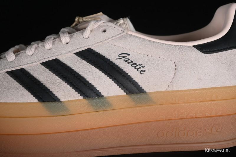 Adidas Originals Gazelle Bold IE0429 Low-Top Sneakers with Thick Sole for Casual Wear Anti-Slip and Durable - IE0429