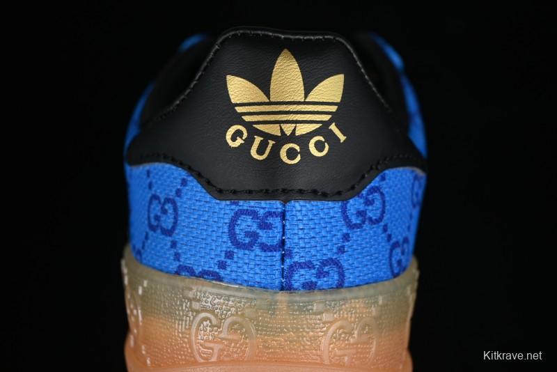 Adidas Originals x Gucci Gazelle Classic Casual Sneakers - HQ8896