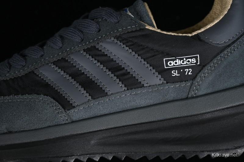 Adidas Originals SL 72 Retro Running Shoes with Nylon Upper and Rubber Outsole - IH5569
