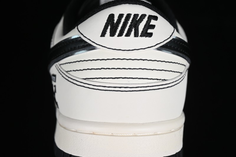 Nike SB Dunk Low OFF-WHITE Collaboration - Anniversary Edition Customized Low-Top Casual Skate Shoes - DJ2024-003