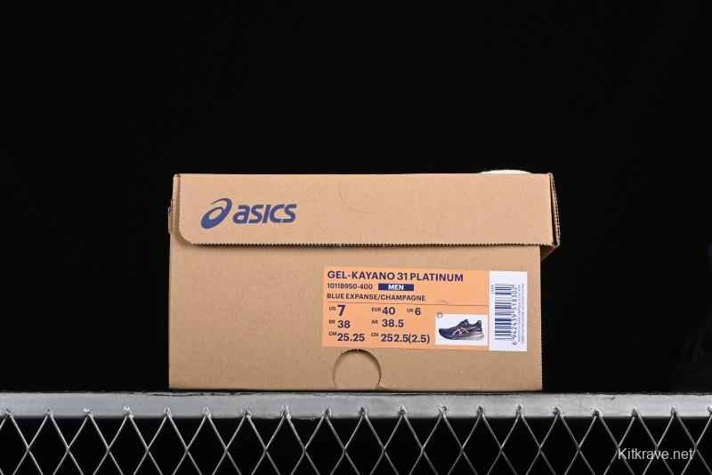 Asics Gel-Kayano 31 Running Shoes with Enhanced Cushioning and Breathable Design - 1011B950-400