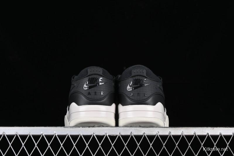 Nike Air Jordan 4 Remastered Sneakers in Black, Light Bone, and Dark Gray - FQ7939-001