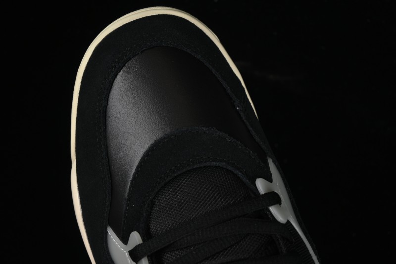 Nike Air Jordan 4 Remastered Sneakers in Black with Textile Mesh, Leather and Suede - FQ7939-006