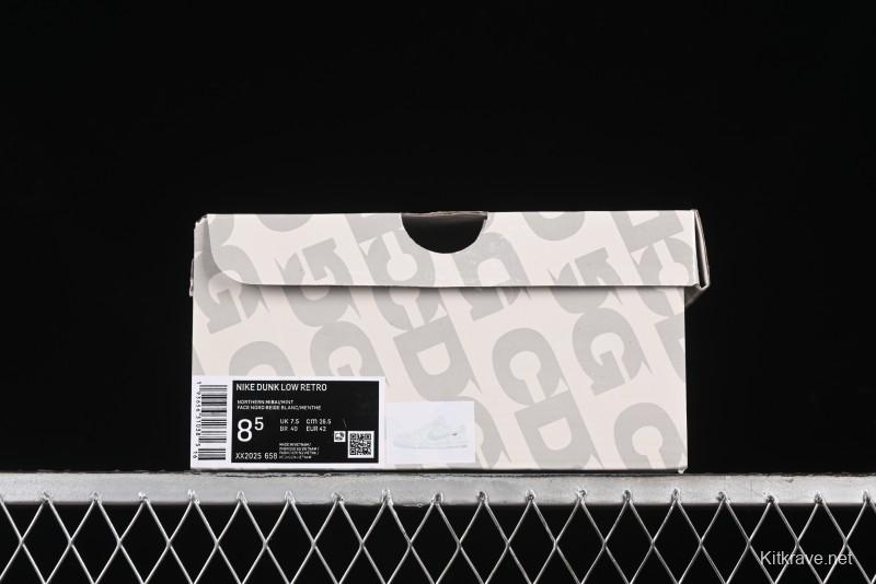 Nike SB Dunk Low The North Face Supreme Collaboration - Bamboo Green Anniversary Custom Low-Top Casual Skate Shoes - XX2025-658