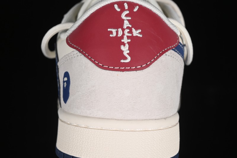 Nike Travis Scott x Fragment Design x Air Jordan 1 Low OG SP AJ1 Bape Collaboration - SJ0086-133
