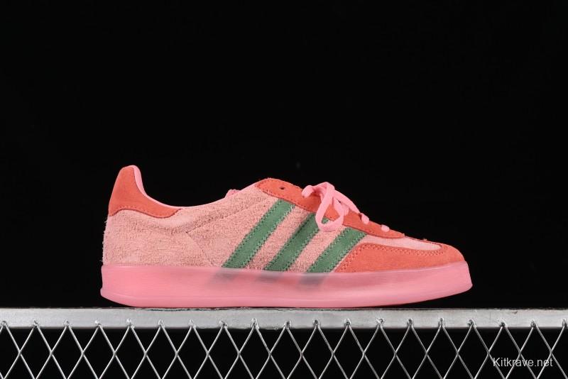 Adidas Originals Gazelle Indoor Retro Casual Slip-Resistant Wear-Resistant Low-Top Sneakers - IG6782