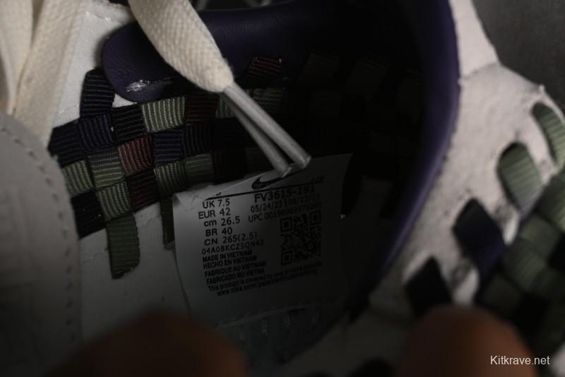 Nike Footscape Woven Asymmetrical Knit Low-Top Lifestyle Sneakers with Nike Air Cushion - FV3615-191