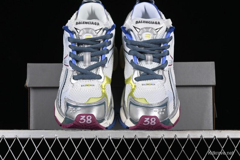 Balenciaga Runner Kith Four Color Retro Casual Shoes - W3RNY0328