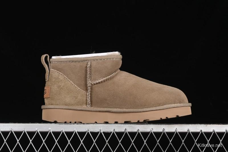 UGG Classic Ultra Mini Short Boots with Genuine Australian Sheepskin and TREADLITE Outsole - 1116109