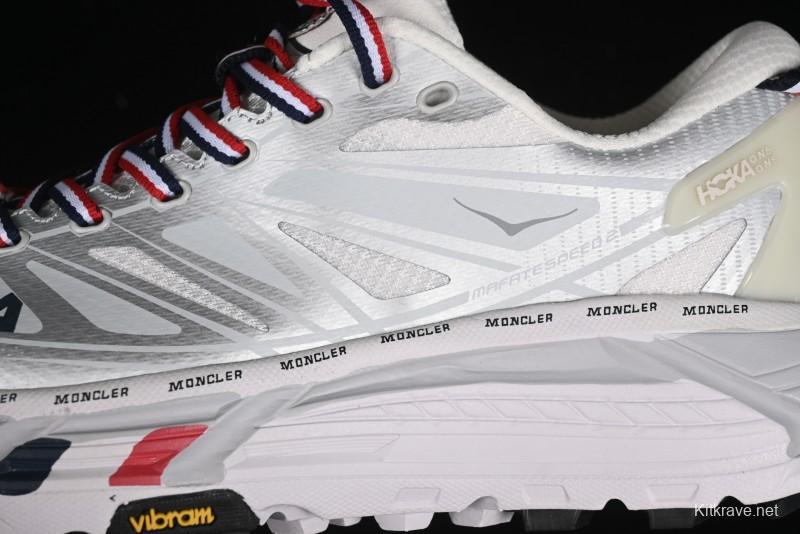 Moncler x Hoka Mafate Speed 2 Ultra-Lightweight Thick-Sole Trail Running Shoes - 1129992 NCHMS