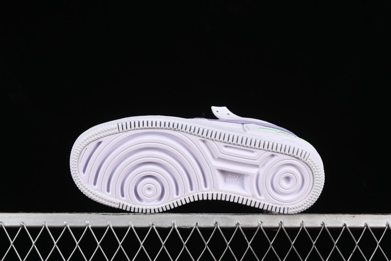 Nike Air Force 1 Shadow Low-Top Sneakers with Lightweight EVA Midsole and Anti-Slip RB Rubber Outsole - CU8591-103