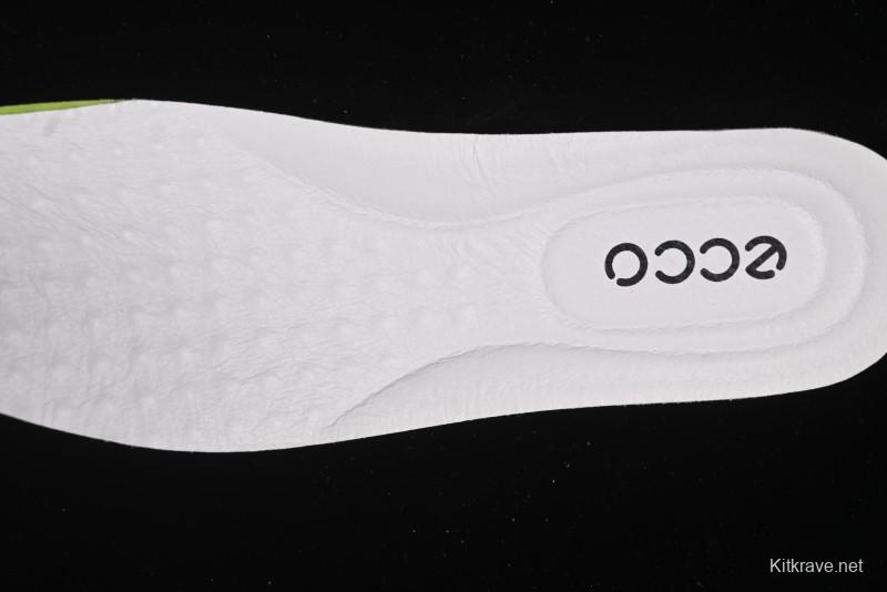 ECCO 2024 New Fashion Simple Versatile Genuine Leather White Sneakers - 61881301002