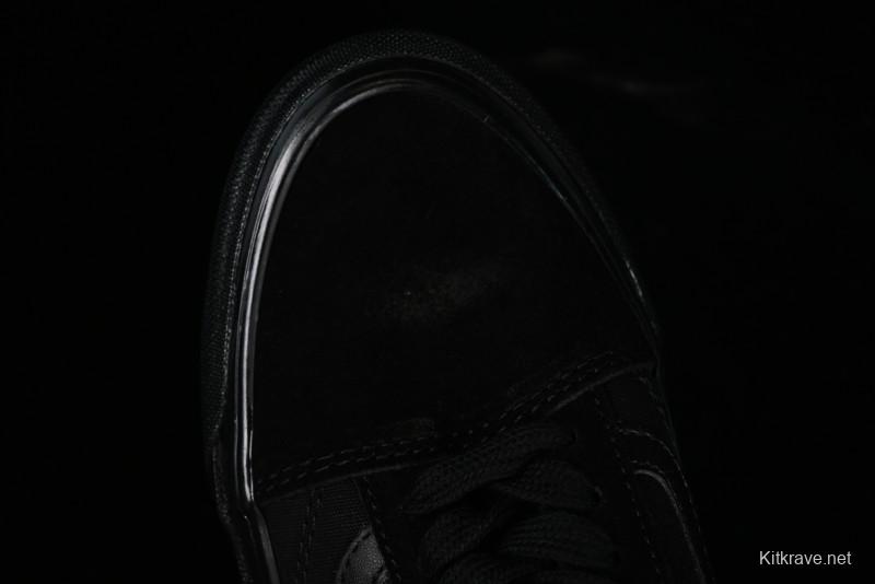 Vans Old Skool Premium Black Suede Retro Skate Shoes - VN000CXTBKA