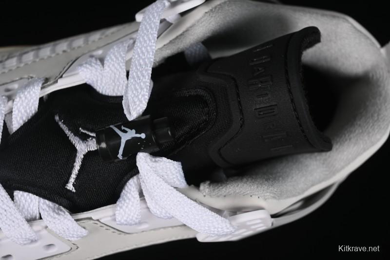 Nike Jordan Spizike Low AJ Hybrid Elements All Black Crackle Casual Sneakers - HQ1191-011