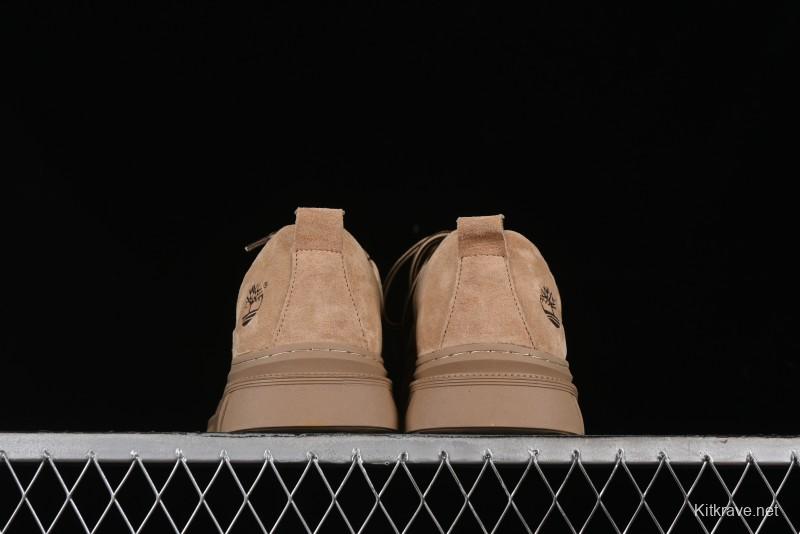 Timberland Low-Top Casual Shoes for Men - Italian Oil-Grained Leather with Anti-Slip Rubber Sole - TB73535SAND