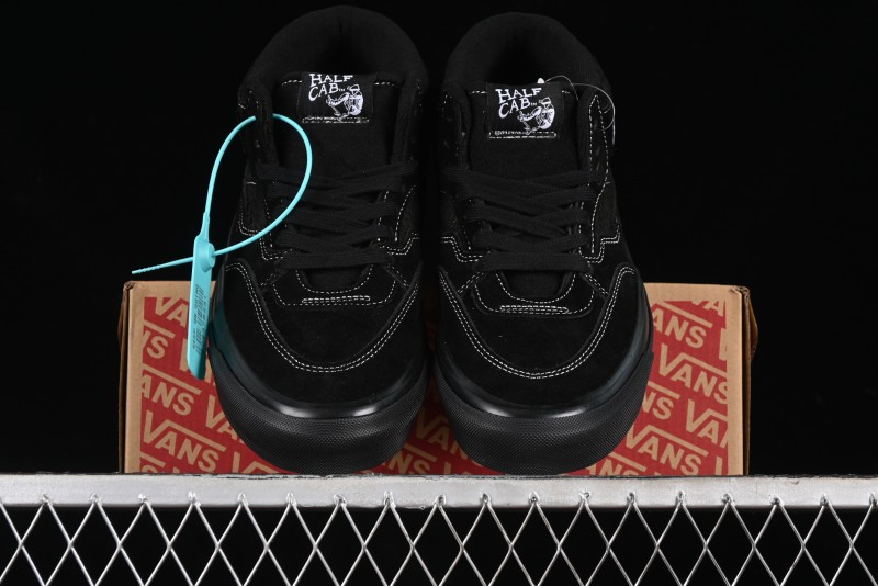 Vans Half Cab 33 DX Black Knight Anaheim Classic Retro Skate Shoes - VN0A5KX6BKA