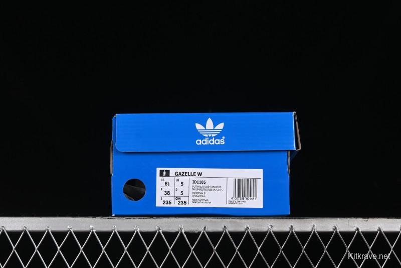 Adidas Gazelle W ID1105 Low Top Casual Slip-Resistant Wear-Resistant Skate Shoes