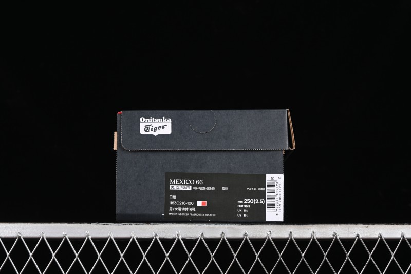 Onitsuka Tiger Mexico 66 Low-Top Leather Running Sneakers - 1183C216-100