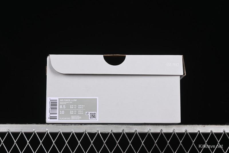 Nike Air Force 1 '07 Low Casual Sneakers with Full-Length Air Cushion - FJ4146-002