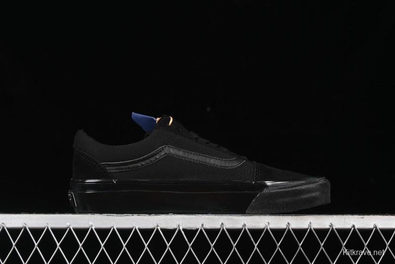 Vans Old Skool Premium Black Suede Retro Skate Shoes - VN000CXTBKA