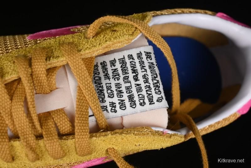 Stussy x Nike Roshe Run LD-1000 Comfortable Versatile Non-Slip Durable Waffle Low-Top Casual Running Shoes - FQ5369-700