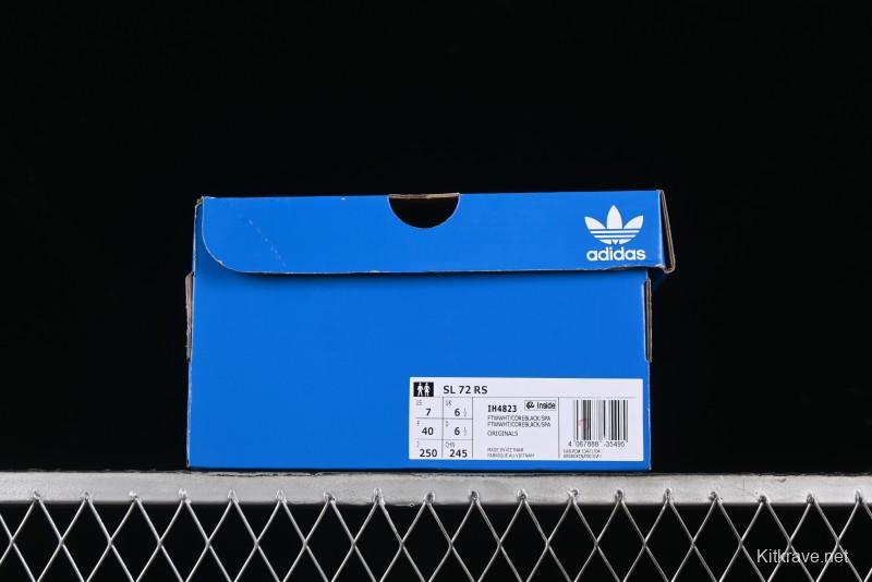 Adidas Originals SL 72 RS Retro Running Shoes with Ecotex Tongue and EVA Midsole - IH4823