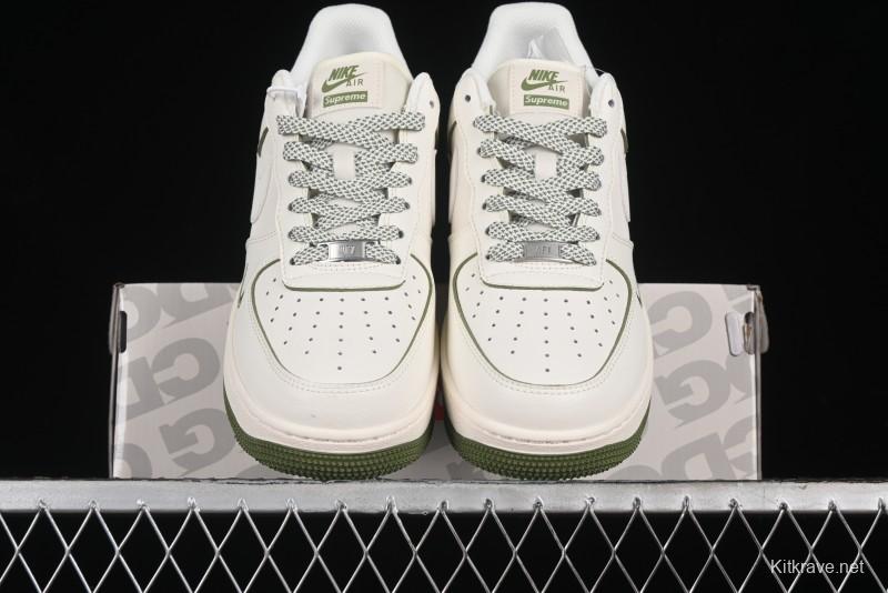 Nike Air Force 1 '07 Low Supreme The North Face Collaboration - Off White Mint Green - XZ1996-527