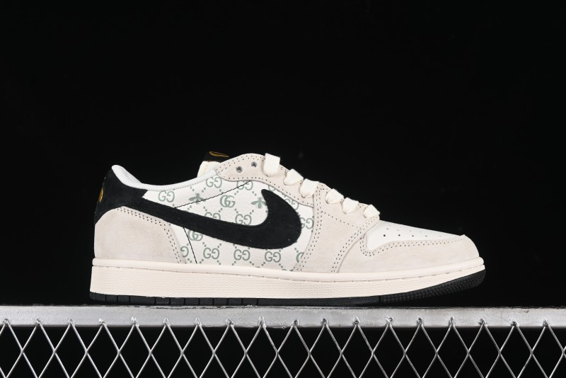 Nike Travis Scott x Fragment Design x Air Jordan 1 Low OG SP AJ1 Retro Sneakers - SJ2068-106