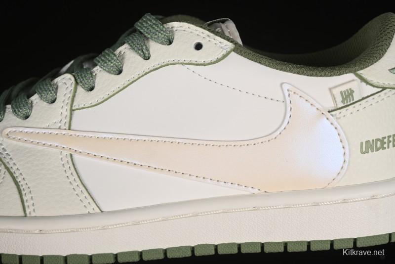 Nike Travis Scott x Fragment Design x Air Jordan 1 Low OG SP AJ1 Retro Sneakers - DM7866-017